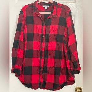 Old Navy Size 3x Buffalo Plaid Flannel